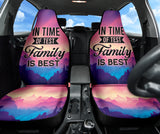 Family Quote In Time Of Test, Family Is Best Car Seat Covers Style 2 210102