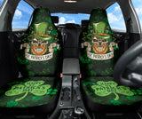 Leprechaun Skull Patrick's Day Car Seat Covers 212501