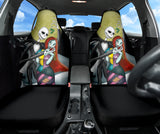 Jack Skellington Black Minimalist Style Nightmare Before Christmas Pattern Car Seat Cover 210101