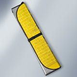 M&M Yellow Funny Car Auto Sun Shades 210101