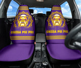 Omega Psi Phi 1911 BullDog Royal Purple Car Seat Covers 212401