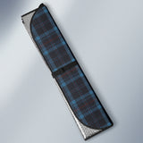 Dark Blue Plaid Pattern Car Auto Sun Shades 212401