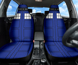 Tardis Doctor Who Inspired Police Public Call Box Car Seat Covers 213001