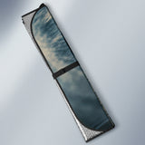 Blue Cat Eyes Glowing in Deep Darkness Car Auto Sun Shades 211502