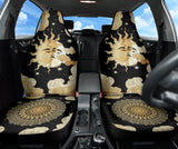 Sun Moon Yellow Magical Car Seat Covers Style 2 210402