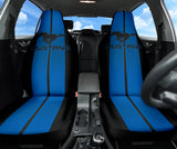 Blue Ford Mustang Fastback Muscle Car Seat Covers 210101