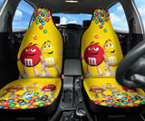 M&M Members Funny Car Auto Seat Covers 210101