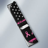 Breast Cancer American Flag Car Auto Sun Shades 210202