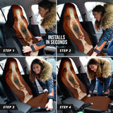 Basset Hound Dog Car Seat Covers Funny Dog Face 210302