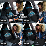 Blue Ford Mustang Fastback Muscle Car Seat Covers 210102