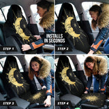 Sun Moon Yellow Magical Car Seat Covers 210402