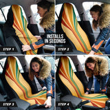 Retro Colorful Car Seat Covers 210102