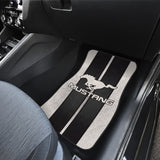 Black Ford Mustang Fastback Muscle Car Floor Mats 210101