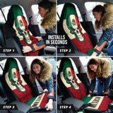 Coat of Arms Mexico Skull Car Seat Covers 210202