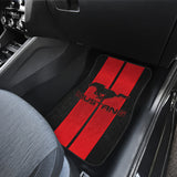 Red Ford Mustang Fastback Muscle Car Floor Mats 210101