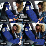 Tardis Doctor Who Inspired Police Public Call Box Car Seat Covers 213001