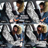 Snow Camouflage Car Seat Covers 211601