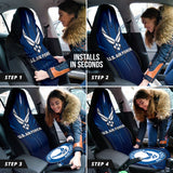 US Air Force Abstract Car Seat Covers 210402