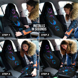 Triple Moon Purple Galaxy Car Seat Covers 210402