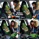 Leprechaun Skull Patrick's Day Car Seat Covers 212501