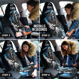 Motocycle Grim Reaper Skull Biker Car Seat Covers 211501