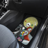 Jack Skellington Black Minimalist Style Nightmare Before Christmas Pattern Car Floor Mats 210101