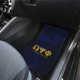 Omega Psi Phi Dark Blue Camo Car Floor Mats 210101