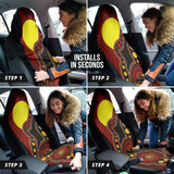 Australia Indigenous Circle Dot Car Seat Covers 2 212501