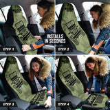 Jeep Offroad Drabolive Black Beach Palms Car Seat Covers Style 2 211701