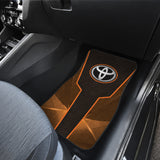 Amazing Stylist Top Quality Toyota Orange Car Floor Mats 210302