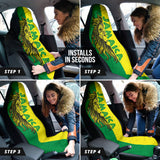 Jamaica Lion Car Seat Covers Flag Version Amazing 211701