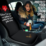 Compliment Quote When I See You, Everything Else Within The Frame Falls Away Car Seat Covers Style 2 213101