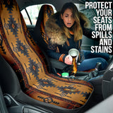 Brown Colors Aztec Boho Vintage Car Seat Covers 212101