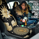 Sun Moon Yellow Magical Car Seat Covers Style 2 210402