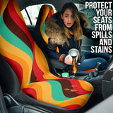 Retro Curve Colorful Car Seat Covers Style 2 210202