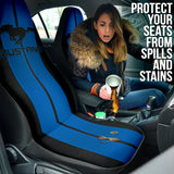 Blue Ford Mustang Fastback Muscle Car Seat Covers 210101