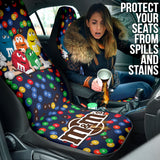 Amazing Gift Idea M&M Colorful Car Seat Covers 210101