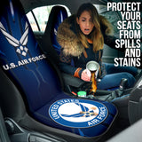 US Air Force Abstract Car Seat Covers 210402