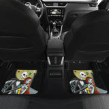 Jack Skellington Black Minimalist Style Nightmare Before Christmas Pattern Car Floor Mats 210101