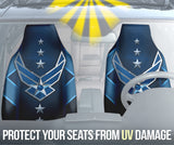 US Air Force Metal Abstract Car Seat Covers 210402