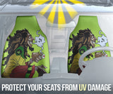 Rasta Vibes Smoking Reggae Bob Marley Car Seat Covers Version 1 211502