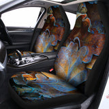 Frozen Oak leaf Print Universal Fit Car Seat Covers 102422