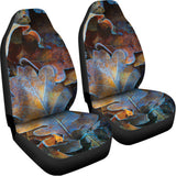 Frozen Oak leaf Print Universal Fit Car Seat Covers 102422