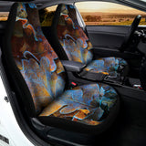 Frozen Oak leaf Print Universal Fit Car Seat Covers 102422