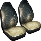 Full Moon And Night Stars Print Universal Fit Car Seat Covers 102422