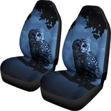 Full Moon Night Owl Print Universal Fit Car Seat Covers 102422