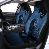 Full Moon Night Owl Print Universal Fit Car Seat Covers 102422
