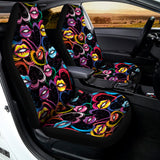 Funky Kiss Lips Pattern Print Universal Fit Car Seat Covers 102422