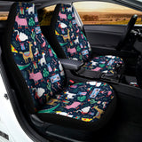 Funny Christmas Animals Pattern Print Universal Fit Car Seat Covers 102422