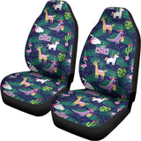 Funny Christmas Decoration Pattern Print Universal Fit Car Seat Covers 102422